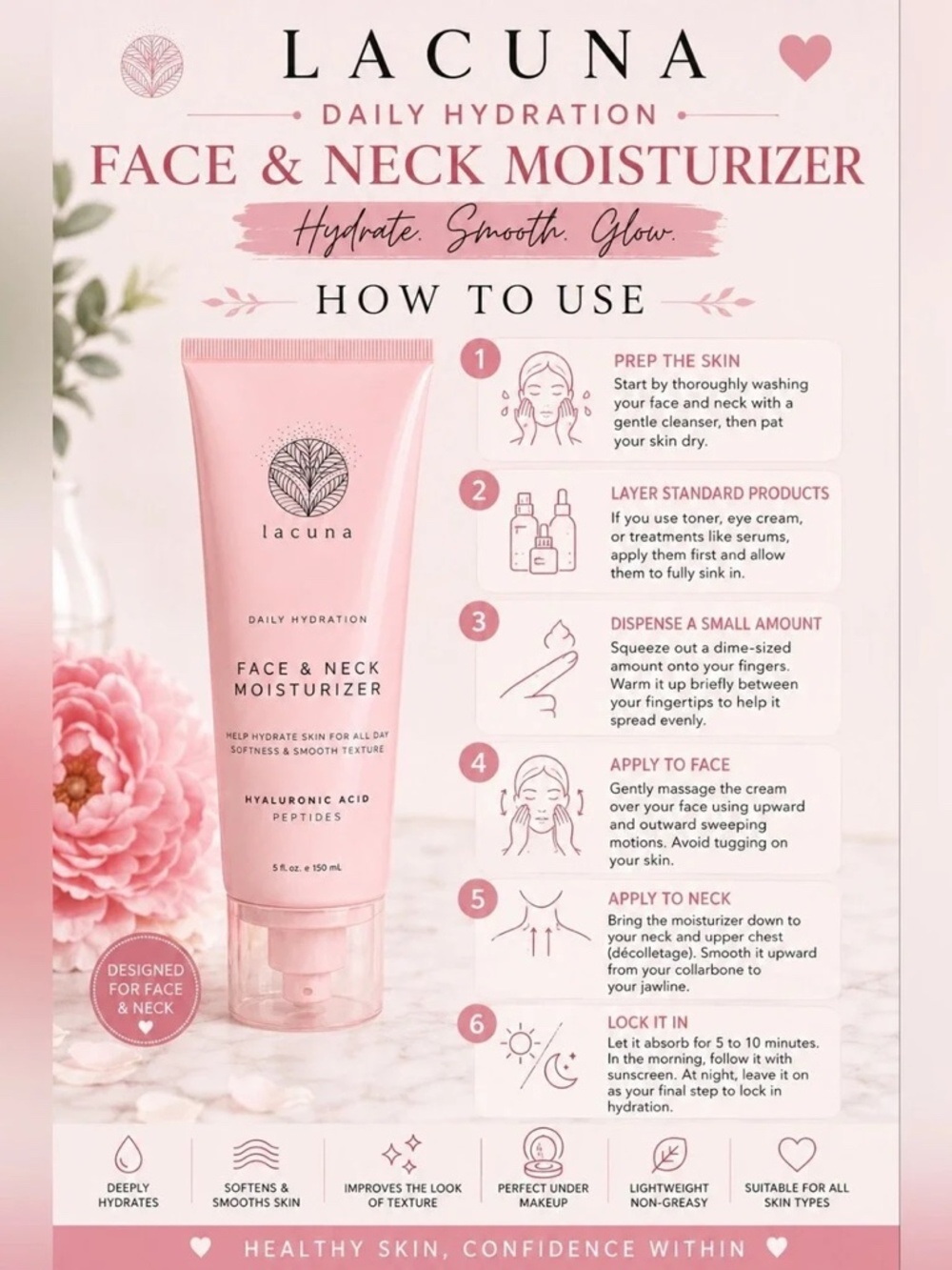 Lacuna Soft & Supple Hydrating Body Serum - Lavender - Picture 3 of 9